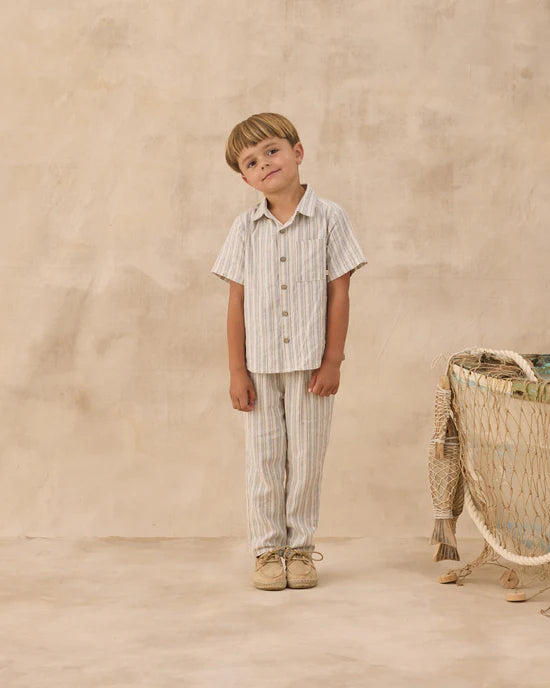 Rylee + Cru Ethan Trouser - Nautical Stripe