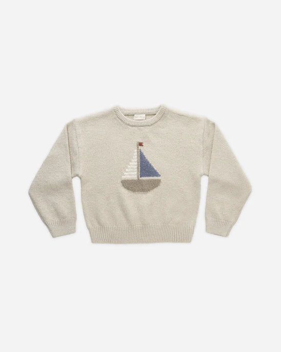 Rylee + Cru Aspen Sweater - Sailboat