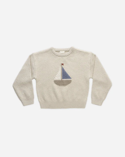 Rylee + Cru Aspen Sweater - Sailboat