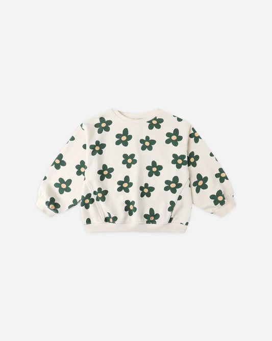 Rylee + Cru Oversized Sweatshirt - Daisy Natural