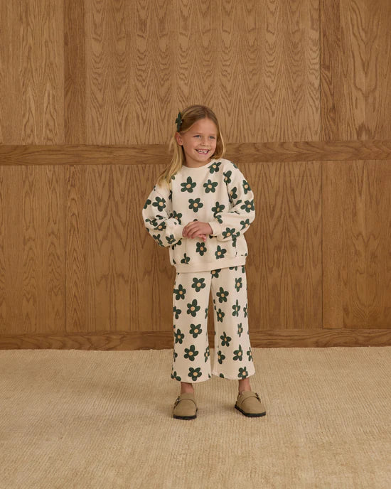 Rylee + Cru Oversized Sweatshirt - Daisy Natural