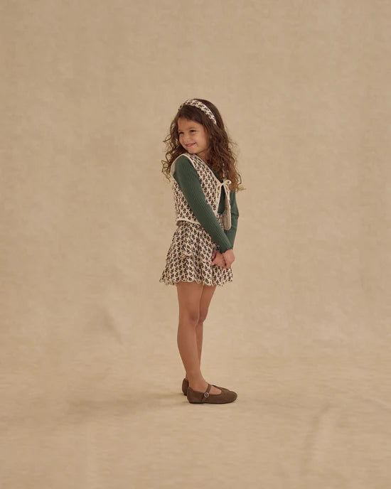 Rylee + Cru Quilted Vest - Harvest Floral