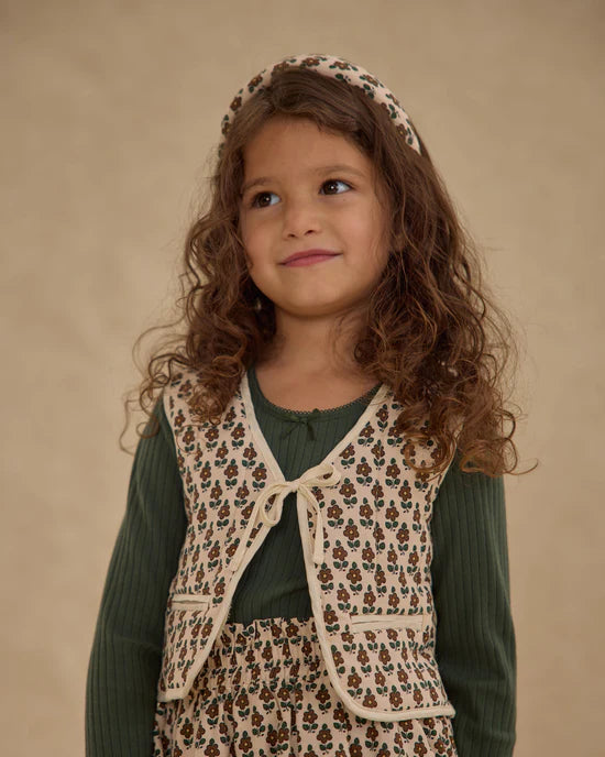 Rylee + Cru Quilted Vest - Harvest Floral
