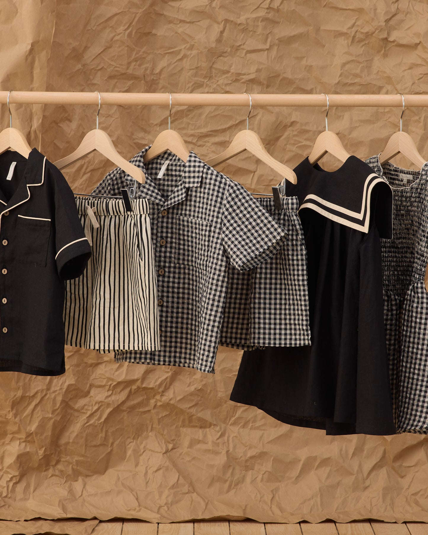 Rylee + Cru Sailor Dress Black