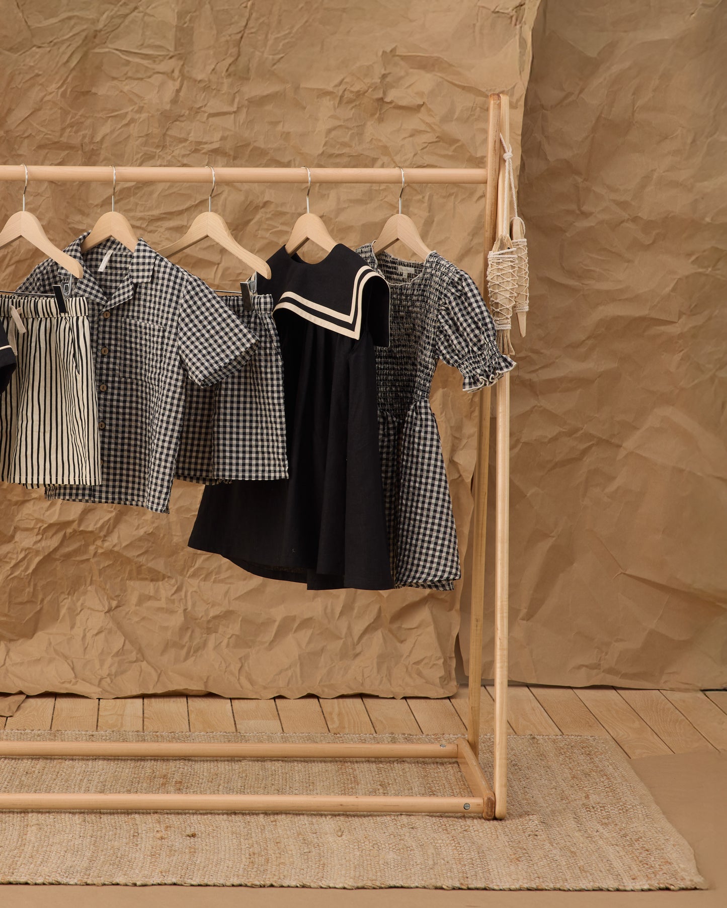 Rylee + Cru Sailor Dress Black