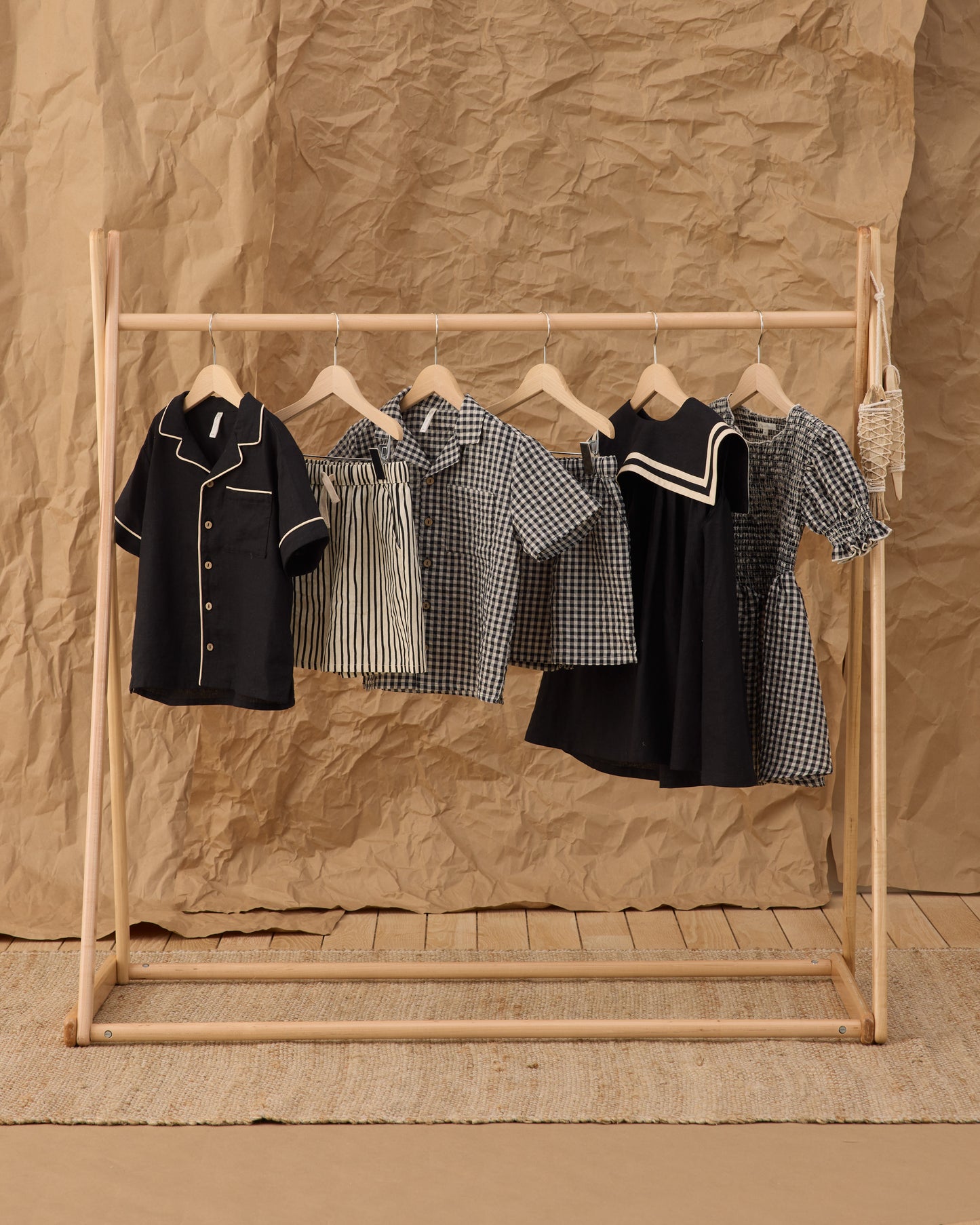 Rylee + Cru Sailor Dress Black