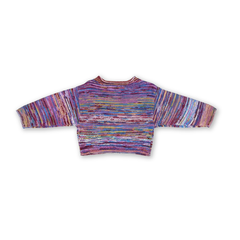 Grown Knitted Pull Over - Rainbow