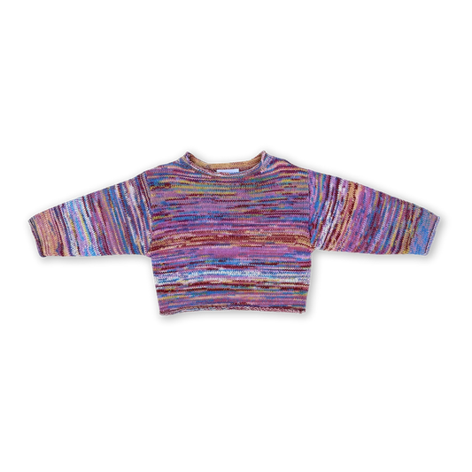 Grown Knitted Pull Over - Rainbow