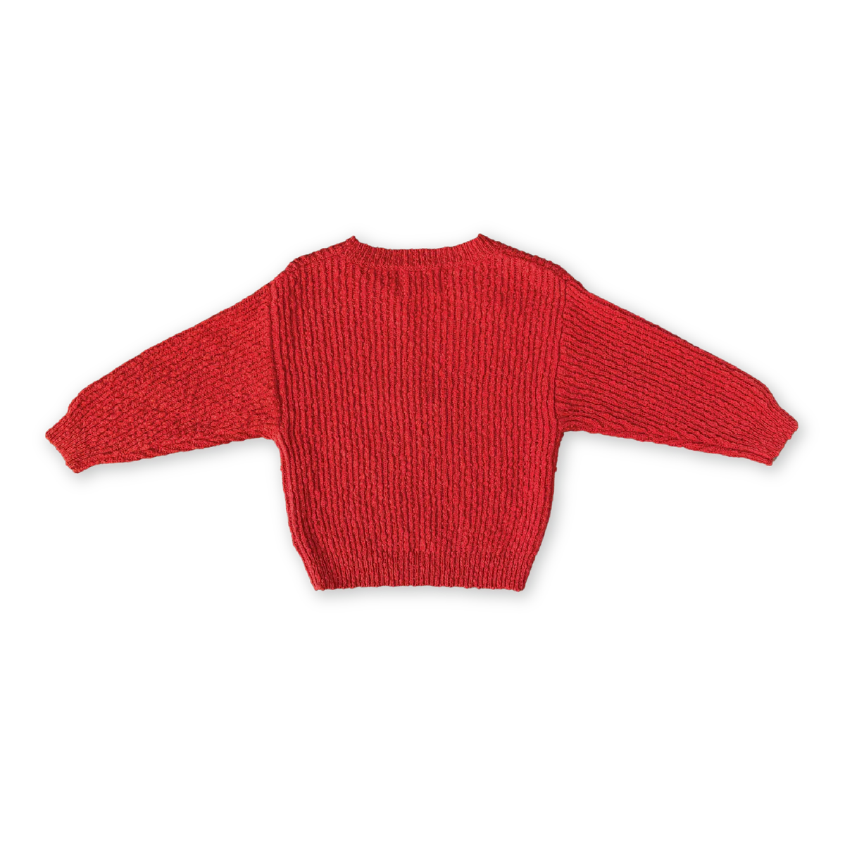 Grown Organic Textured Knit Pull Over - Sauce