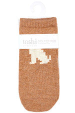 Toshi Organic Socks Ankle Jacquard - Puppy