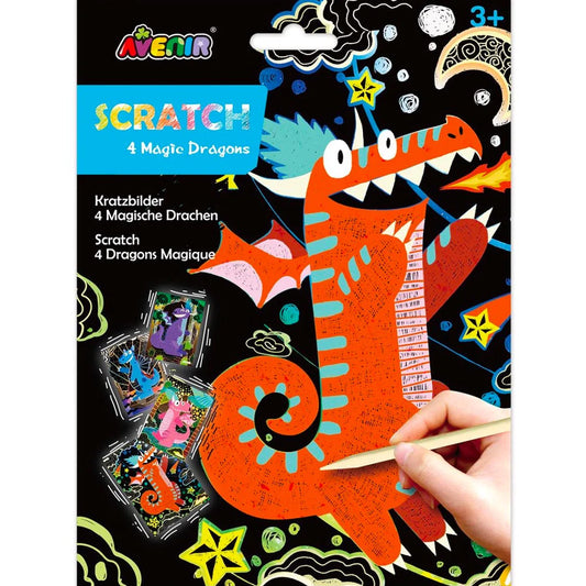 Avenir | Scratch Art - Magic Dragons