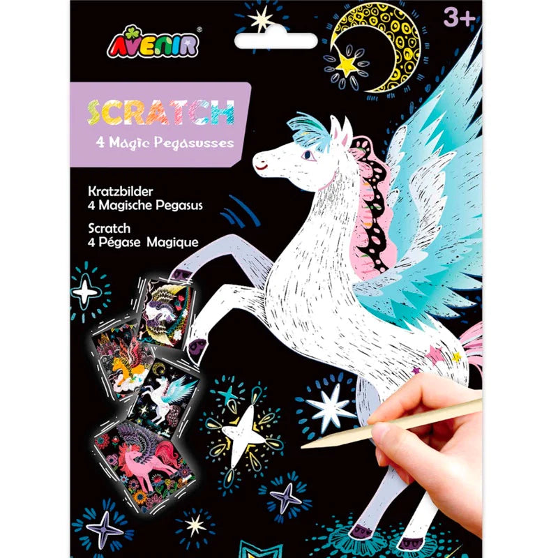 Avenir | Scratch Art - Magic Pegasuses