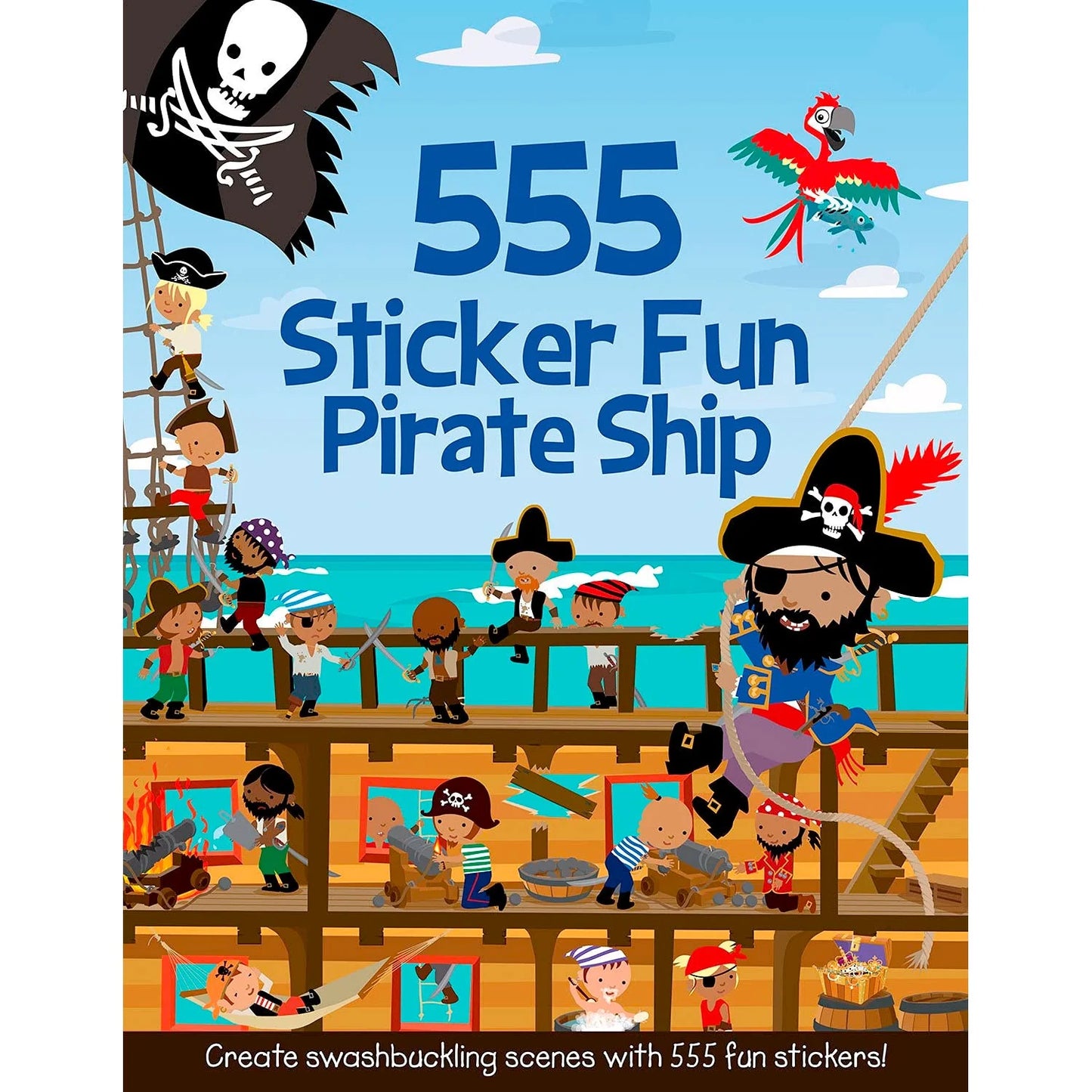 555 Stickers Pirate Ship