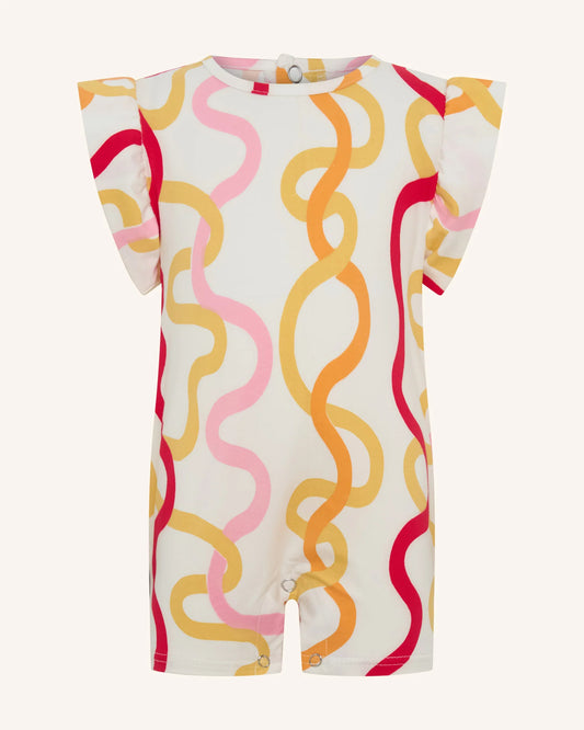 Tiny Tribe Wiggle Frill Playsuit