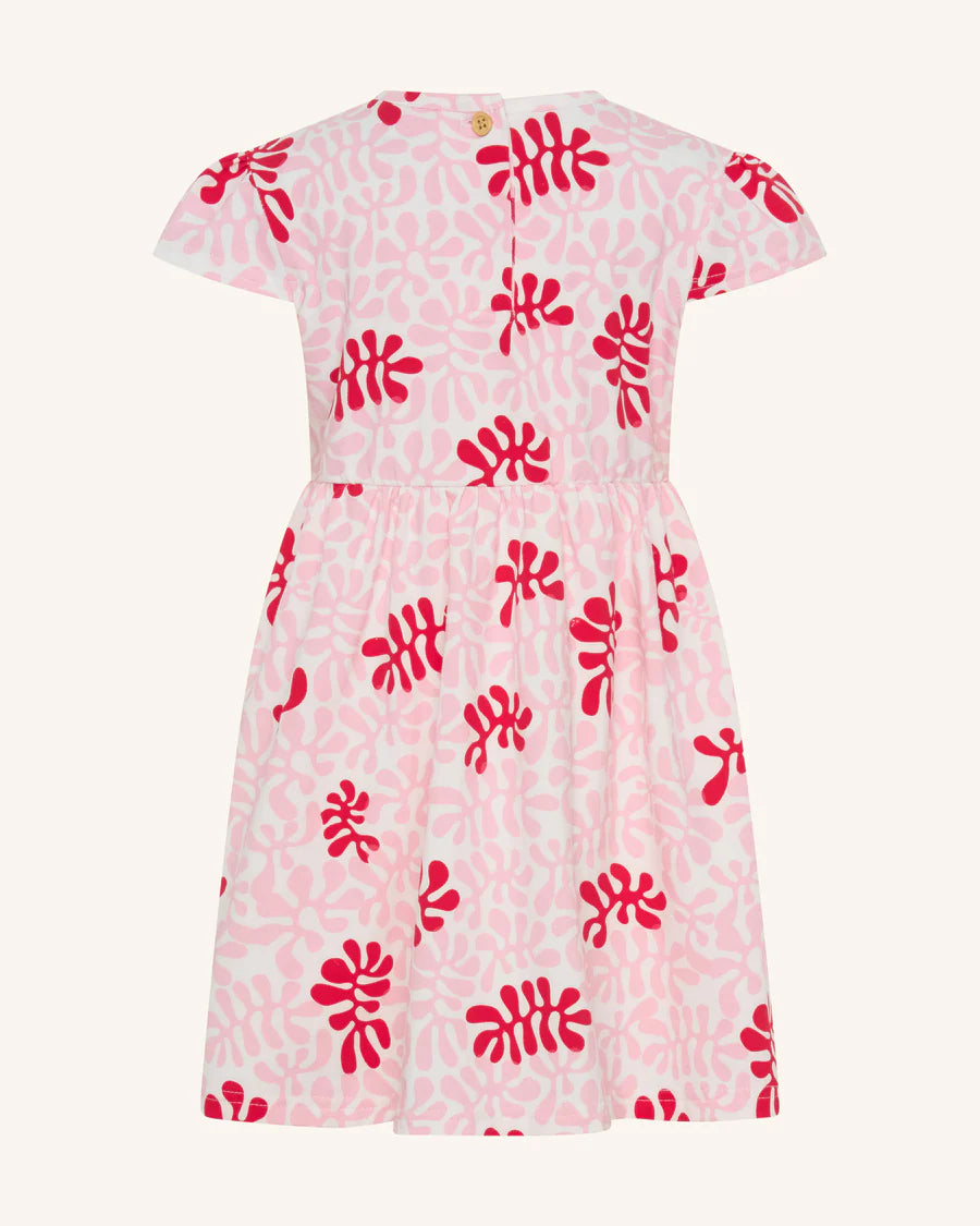 Tiny Tribe Sweet Coral Fit & Flare Dress