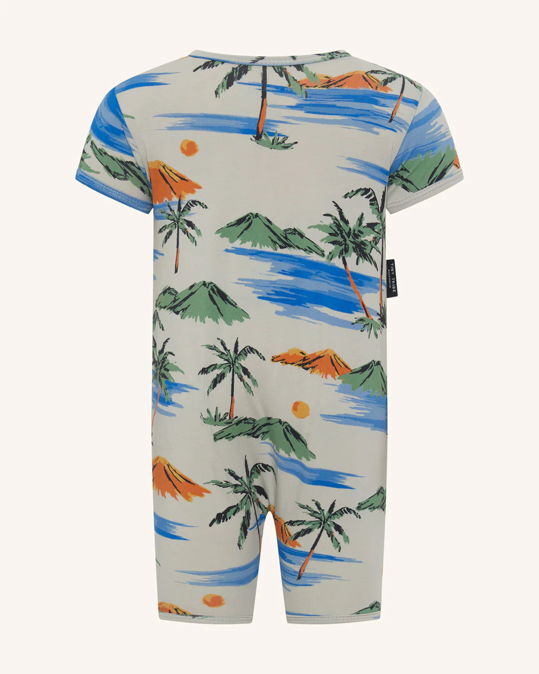 Tiny Tribe - Island Getaway Zip Romper