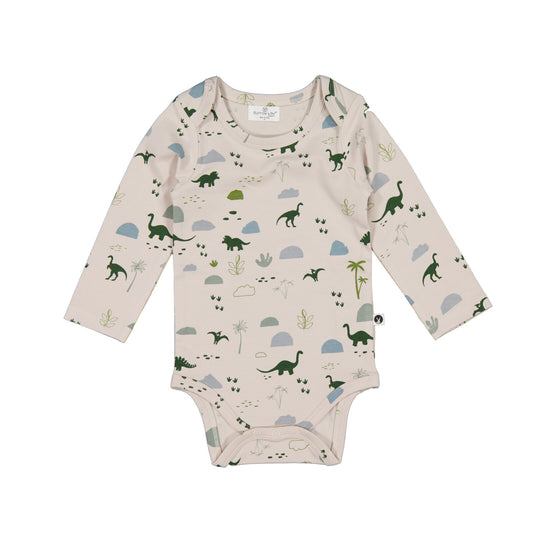 Burrow & Be Jurassic Roam Long Sleeve Bodysuit