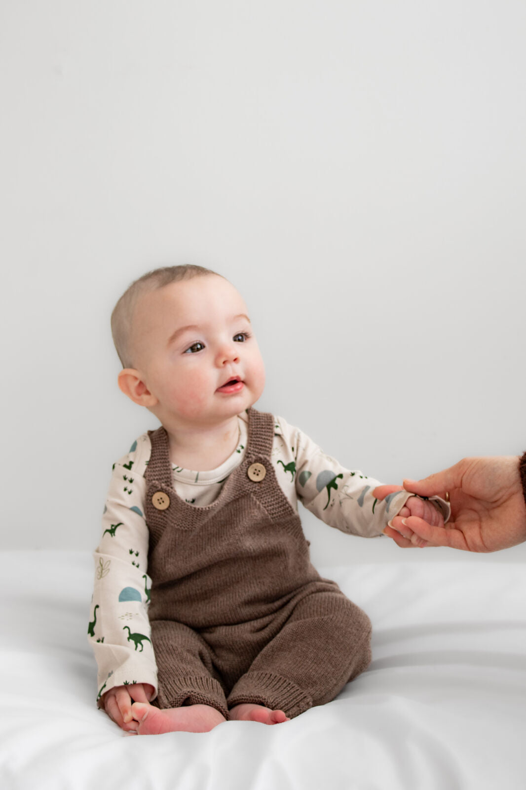 Burrow & Be Knit Overalls - Umber