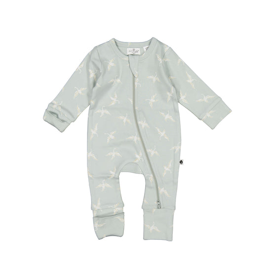 Burrow & Be Swan Flight Long Sleeve Zipsuit