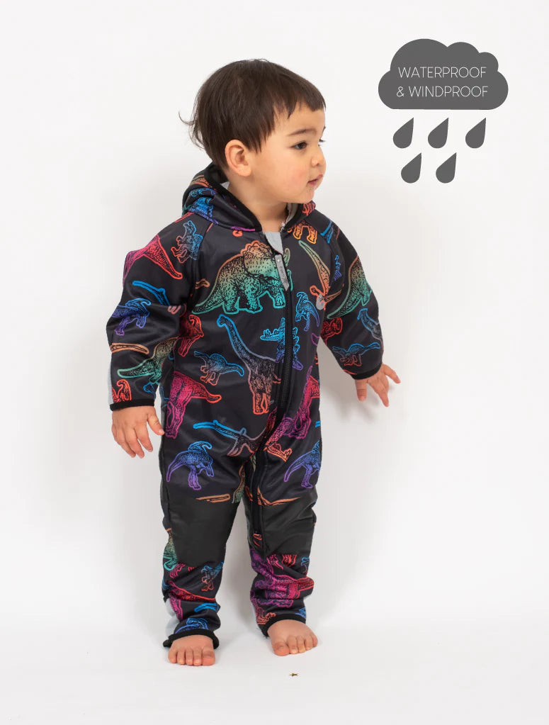 Therm All-Weather Onesie - Neon Dino