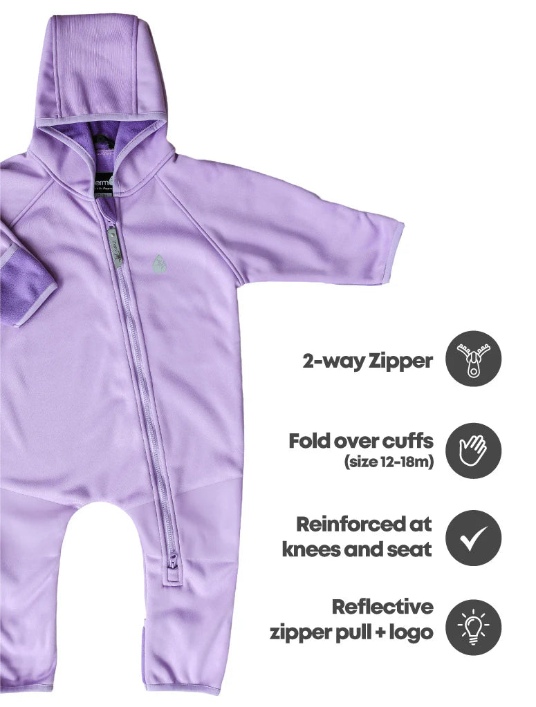 Therm - All-Weather Fleece Onesie Periwinkle