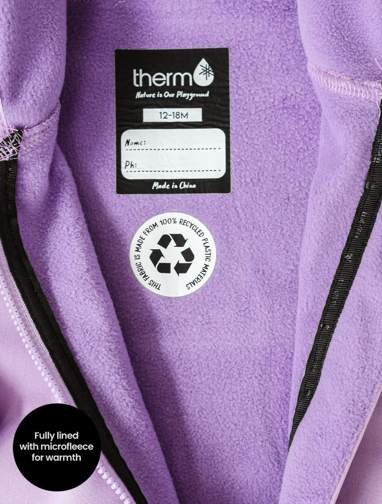 Therm - All-Weather Fleece Onesie Periwinkle