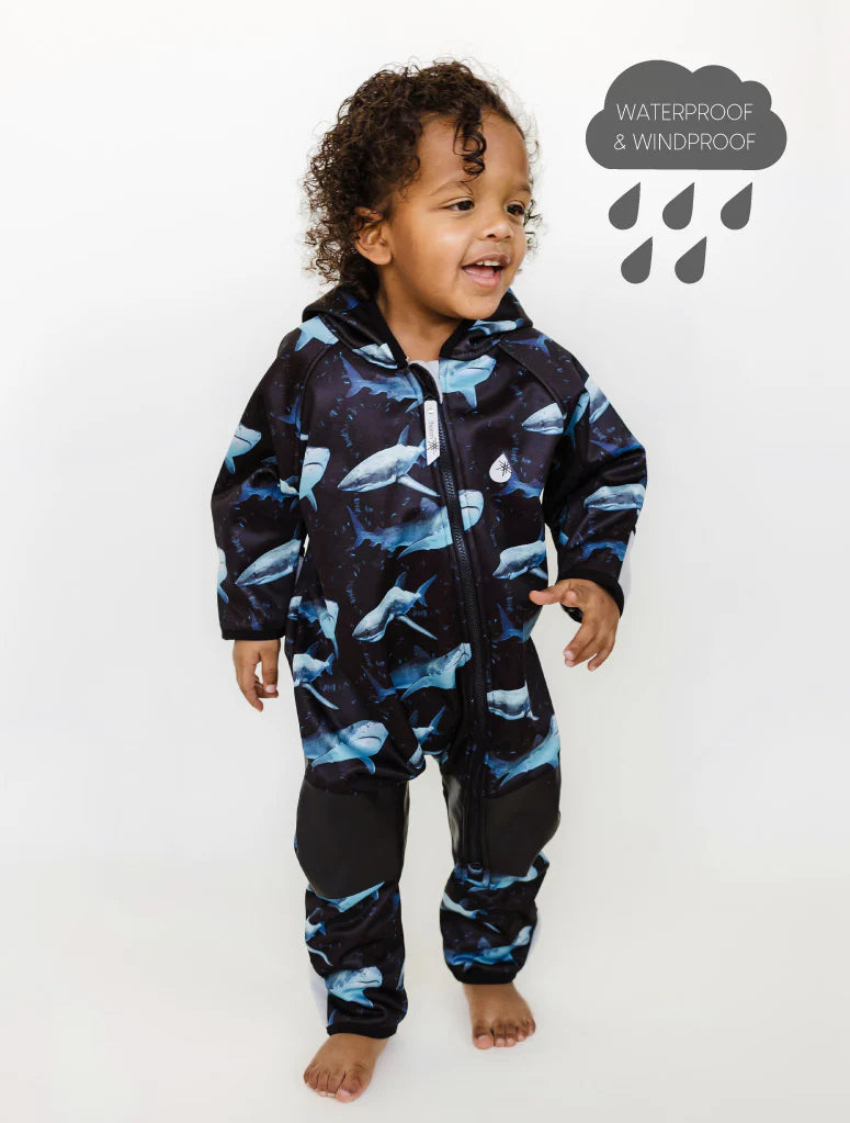 Therm - All-Weather Fleece Onesie Shark