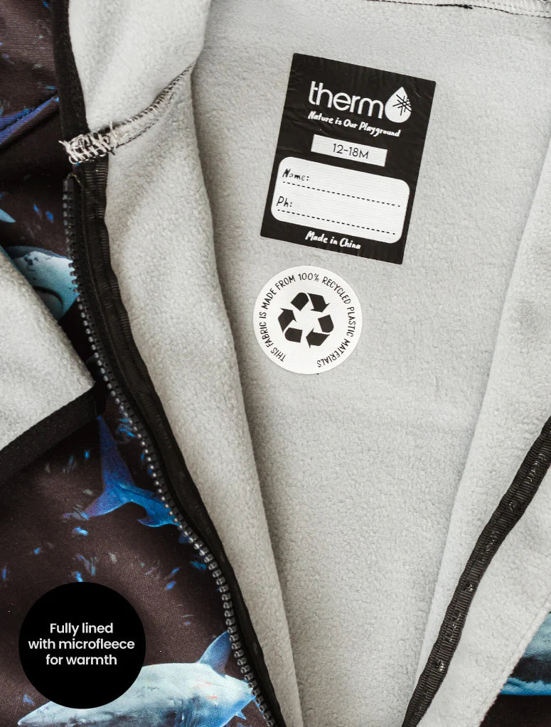 Therm - All-Weather Fleece Onesie Shark