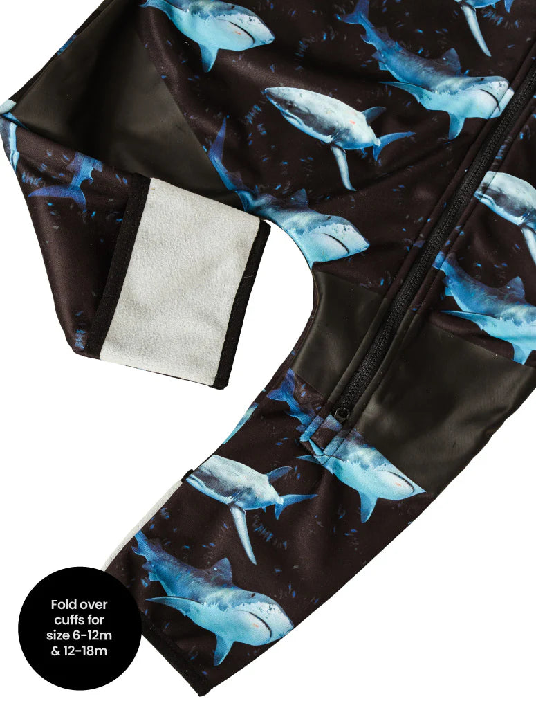 Therm - All-Weather Fleece Onesie Shark
