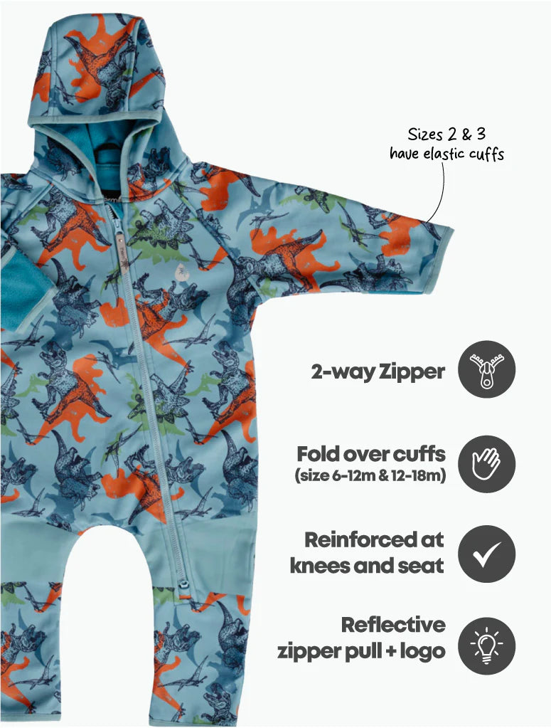 Therm - All-Weather Fleece Onesie - Dino