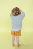 Grown - Chunky Rib Pull Over Stone
