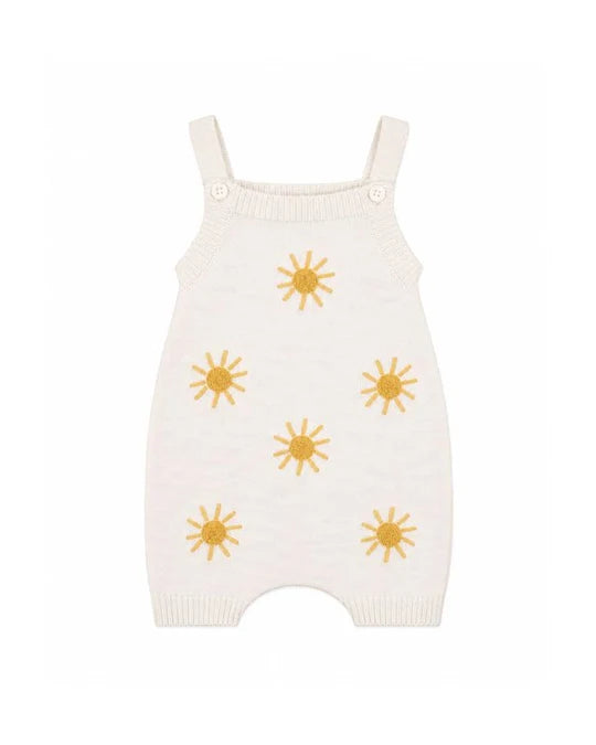 Bebe Scout Knitted Sun Overalls