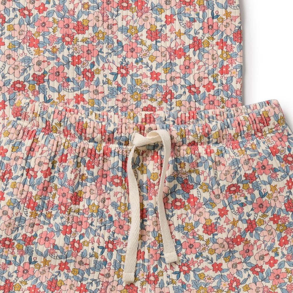 Wilson & Frenchy Organic Cotton S/S Pyjamas - Summer Bloom