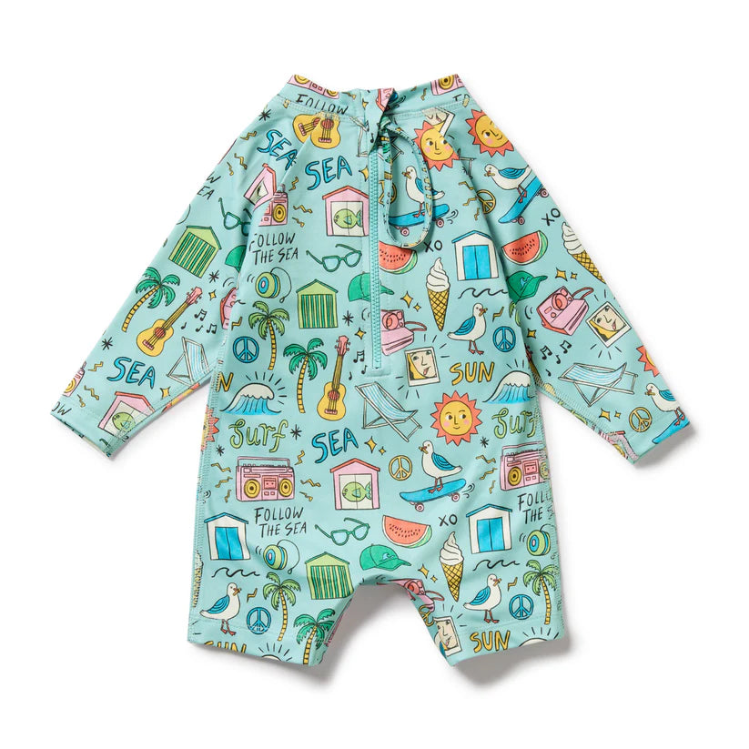 Wilson & Frenchy One Piece Boyleg Swimsuit - Sun Surf & Sea