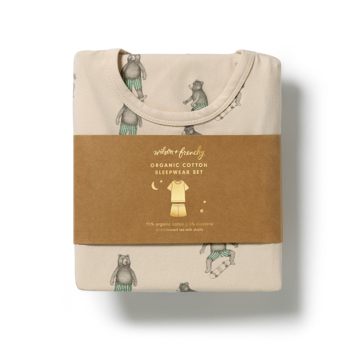 Wilson & Frenchy Skater Club Organic Short Sleeved Pyjamas
