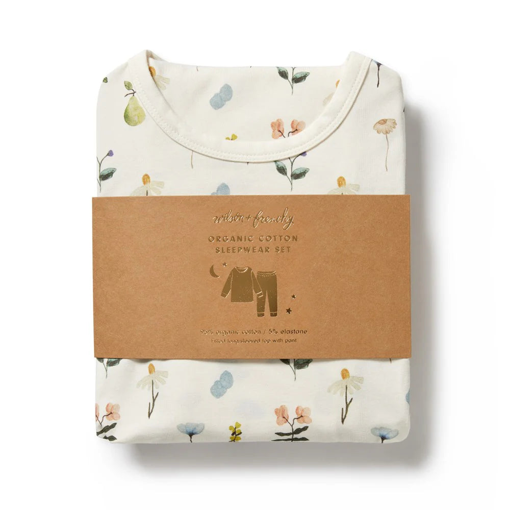 Wilson & Frenchy Organic Long Sleeved Pyjamas - Petit Garden