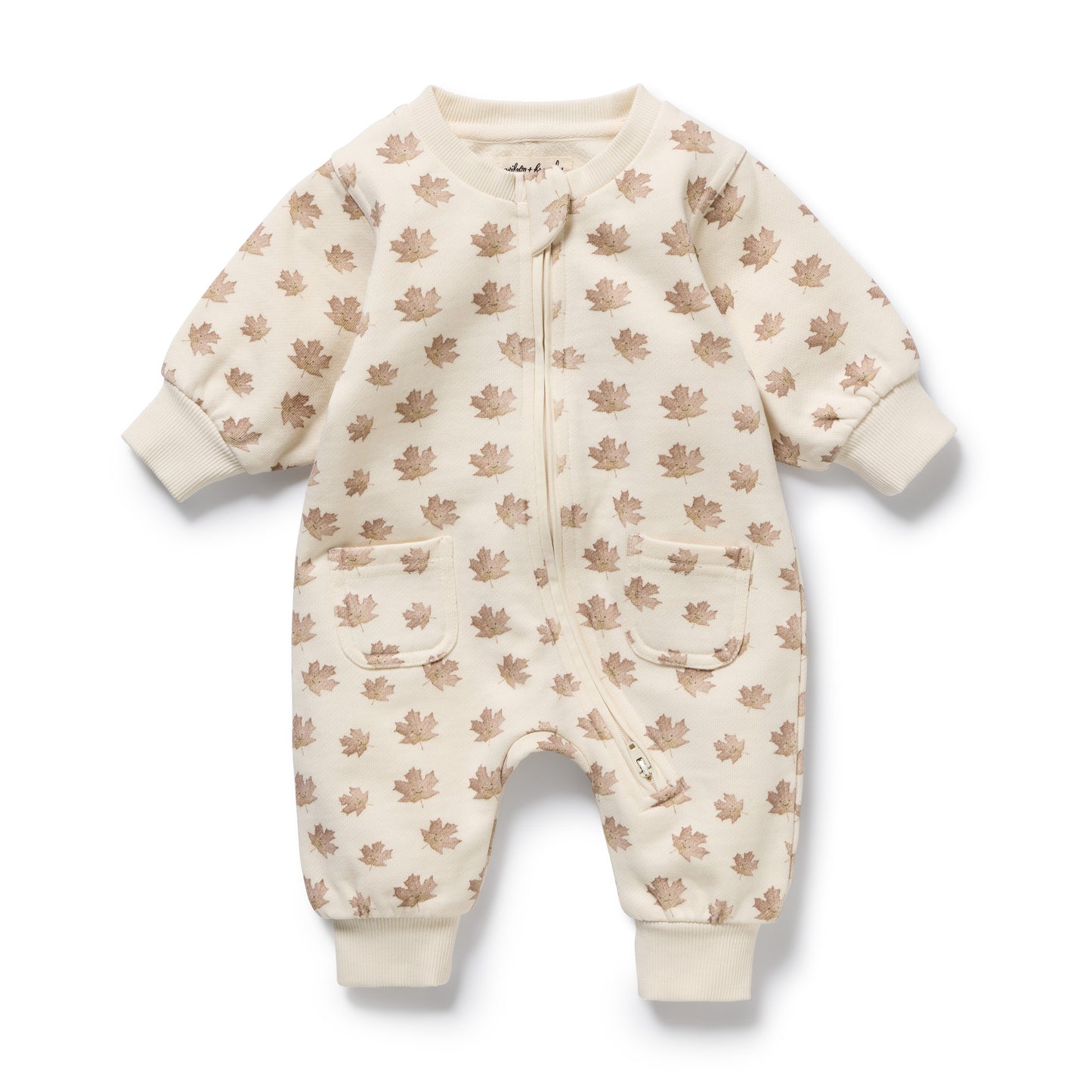 Wilson & Frenchy Organic Terry Growsuit - Autumn Play
