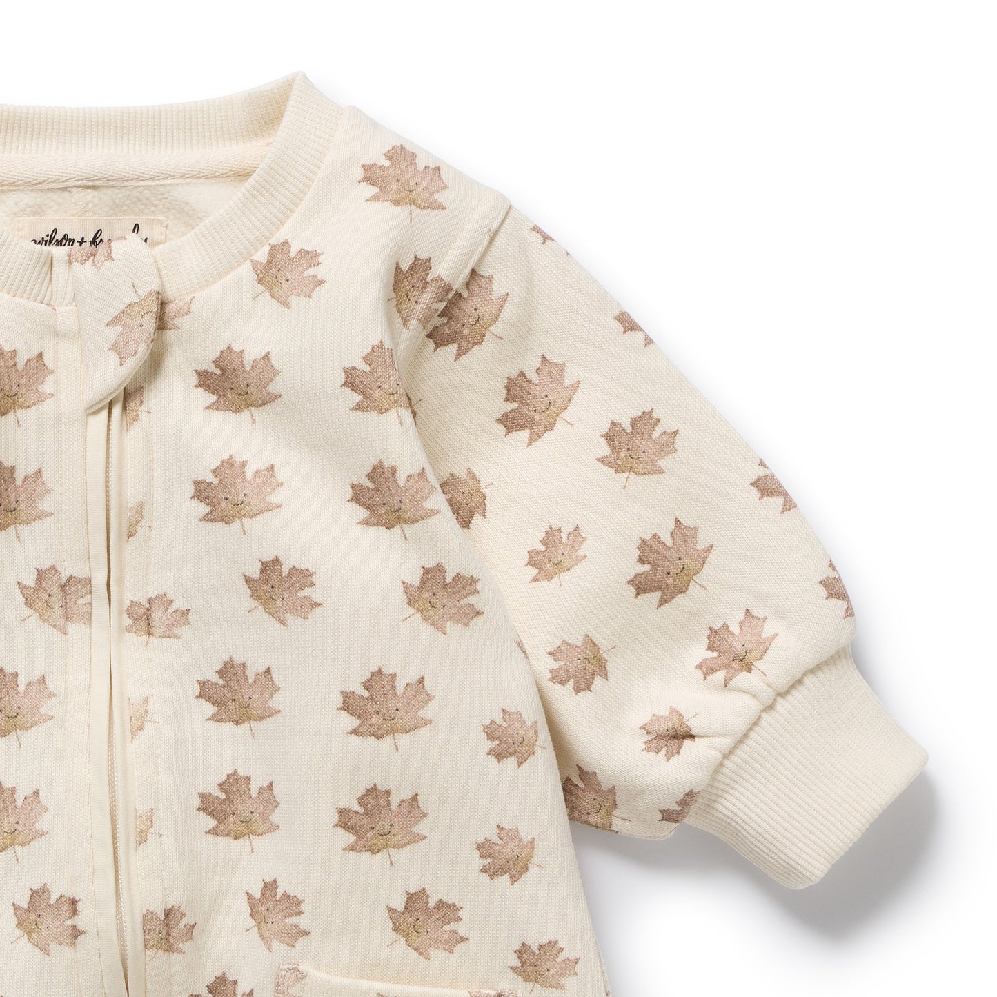 Wilson & Frenchy Organic Terry Growsuit - Autumn Play