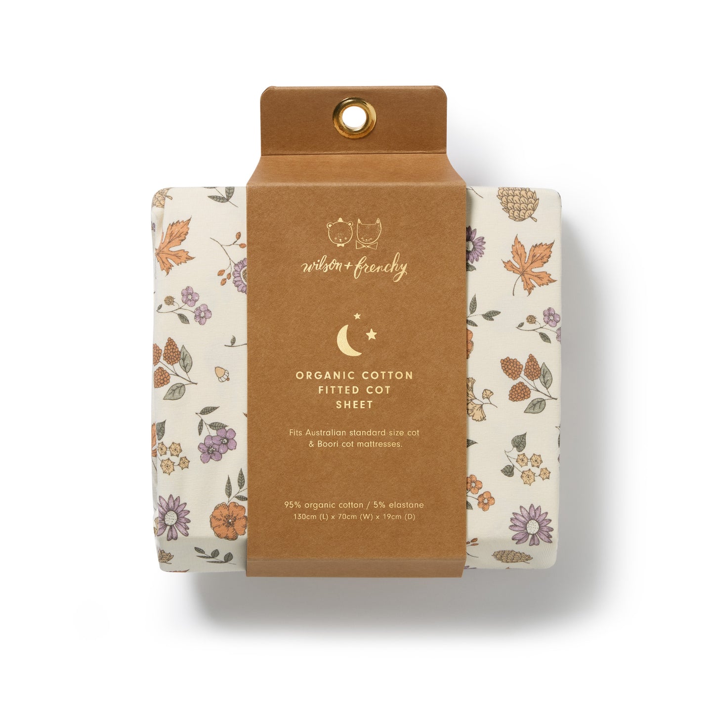 Wilson & Frenchy Organic Cot Sheet - Maple Glow