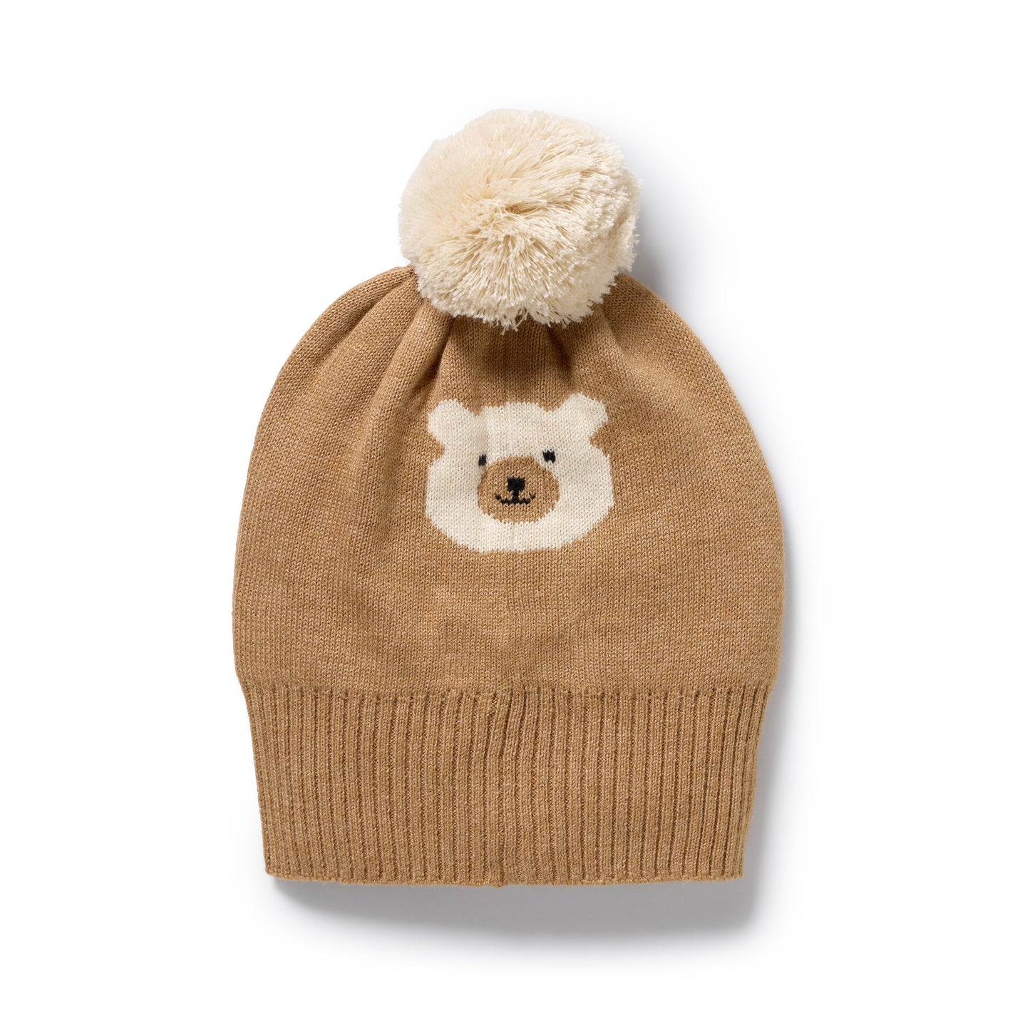 Wilson & Frenchy Beary Cute Organic Knitted Jacquard Hat