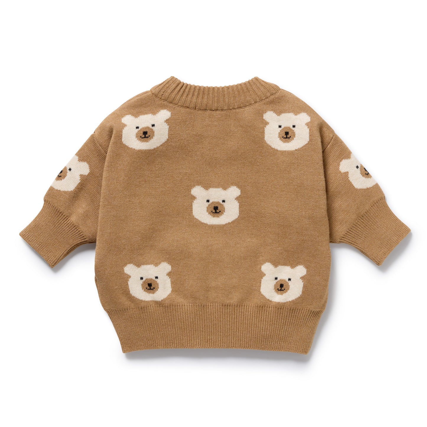 Wilson & Frenchy Beary Cute Organic Knitted Jacquard Jumper