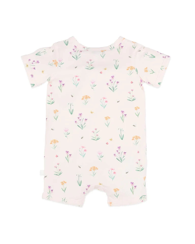 Bebe Eliza Print Eco Cosy Short Sleeve Zipsuit