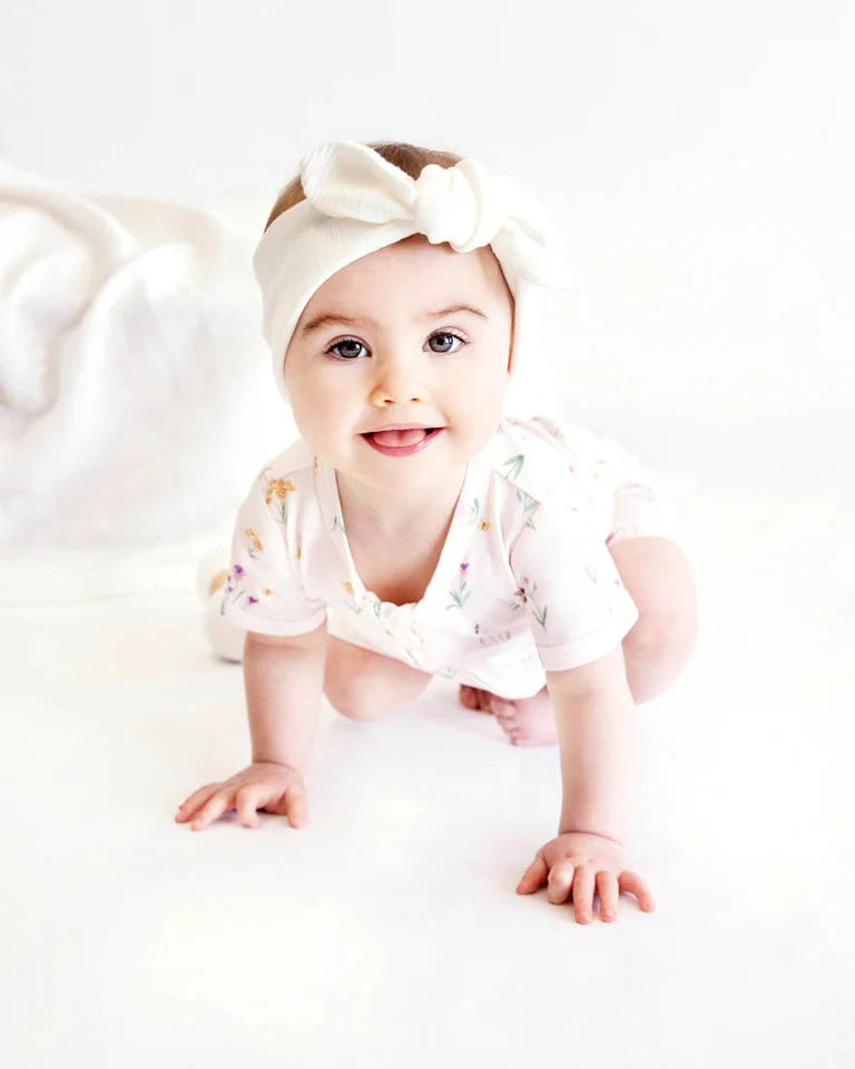 Bebe Eliza Print Eco Cosy Short Sleeve Zipsuit