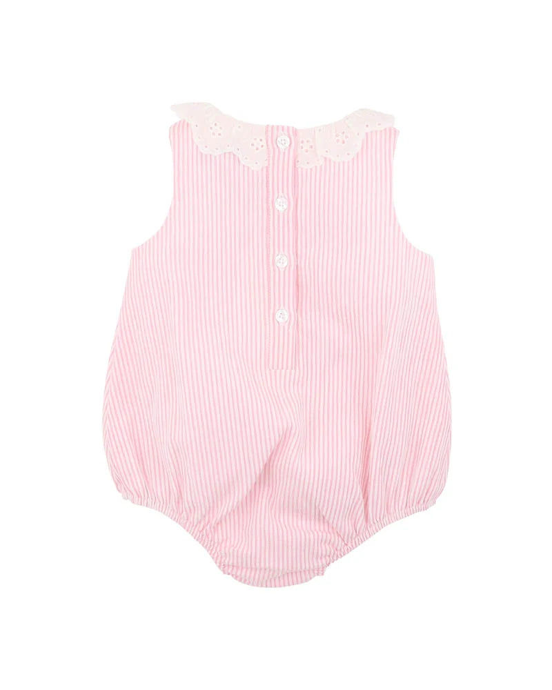 Bebe Willa Stripe Lace Collar Bodysuit