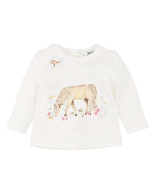 Bebe Winnie Pony LS Tee