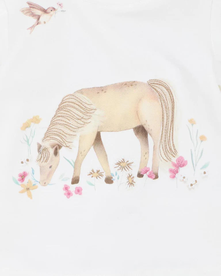 Bebe Winnie Pony LS Tee