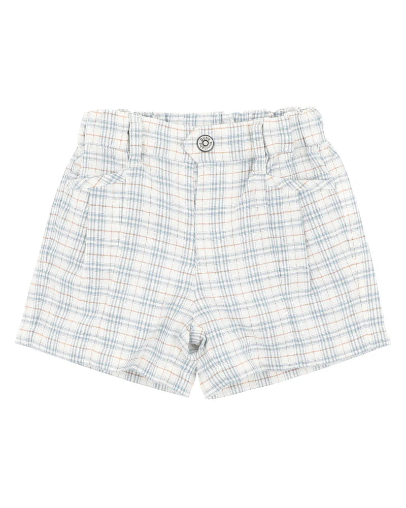 Bebe Roman Check Shorts