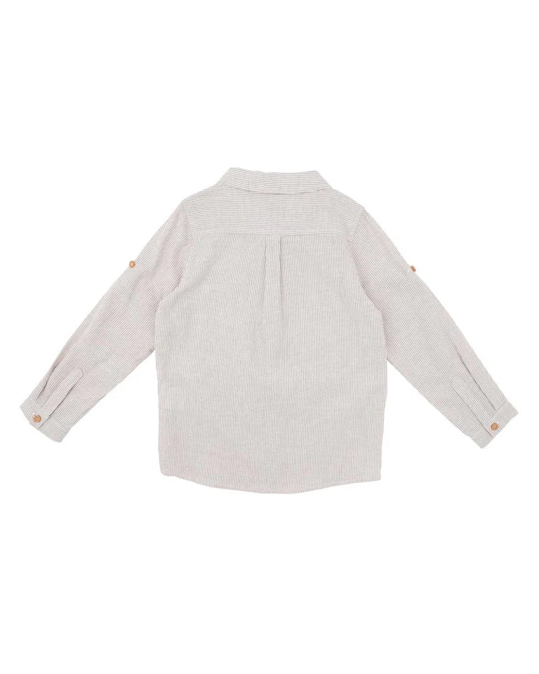 Bebe Jake Stripe Long Sleeve Shirt