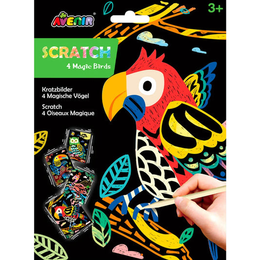 Avenir | Scratch Art - Magic Birds