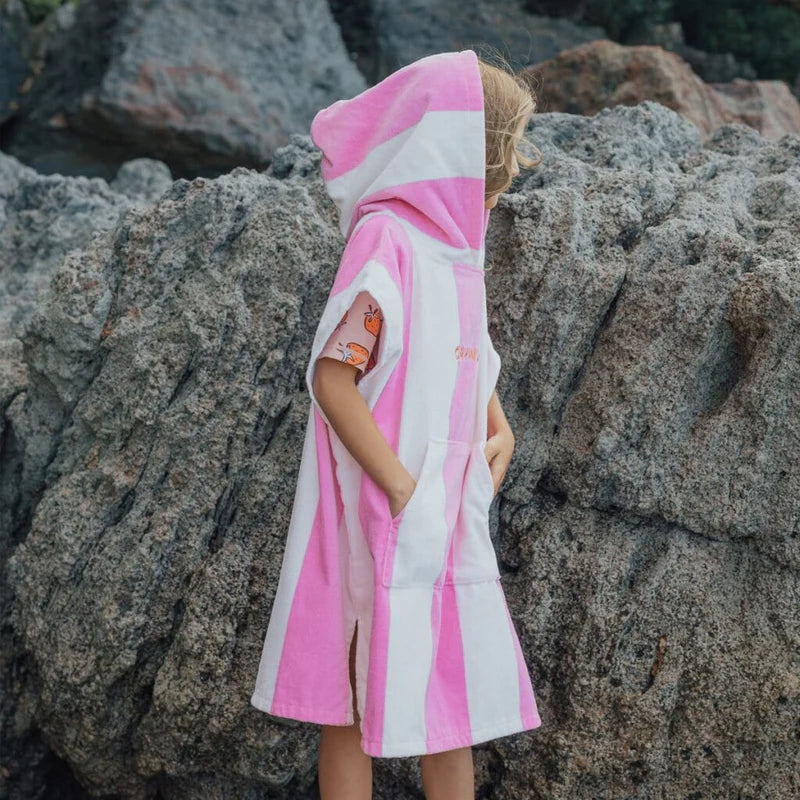 Crywolf Hooded Towel Candy Stripe